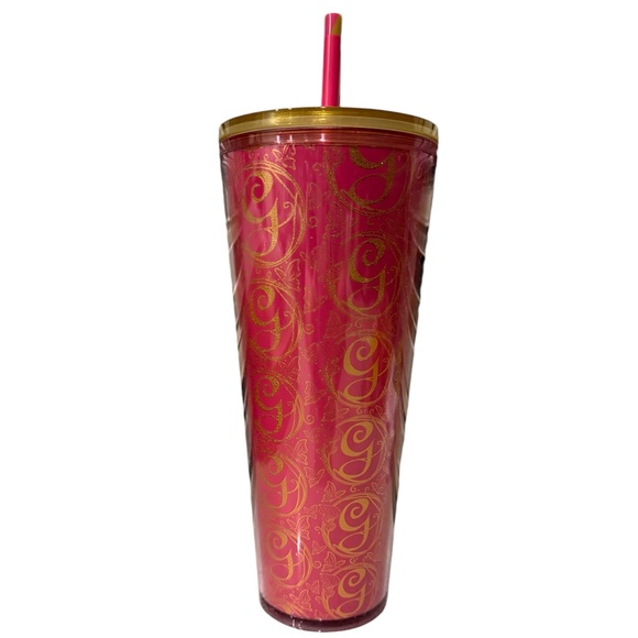 NWT Wicked x Stanley Limited Edition Glinda Pink Glitter Tumbler Cup - Picture 4 of 5